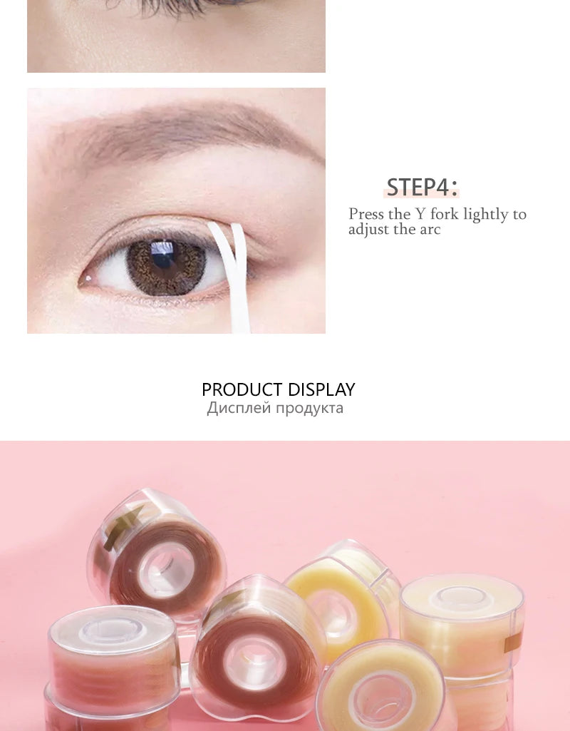 Cheap 600Pcs/box Invisible Eyelid Sticker Lace Eye Lift Strips Double Eyelid Tape Adhesive Stickers Eye Tape Tools L/S Style