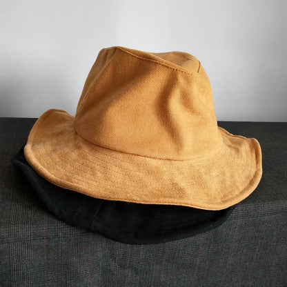 Owen Seak Men Cap Gothic Autume Casual Women High Street Black Bucket Fisherman Hat