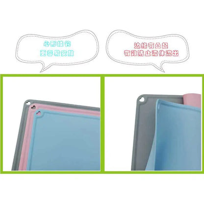 Silicone Pet Food Mat, Waterproof Non - slip Pet Mat for Cat and Dog, Easy Clean, Pet Bowl Drinking Water Pad, Feeding Mat
