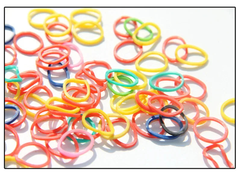 100pcs Pet Dog Grooming Rubber Band Pet Accessories Colorful Pet Supplies Elastic Pet Hair Product Hairpin Hair Accessory