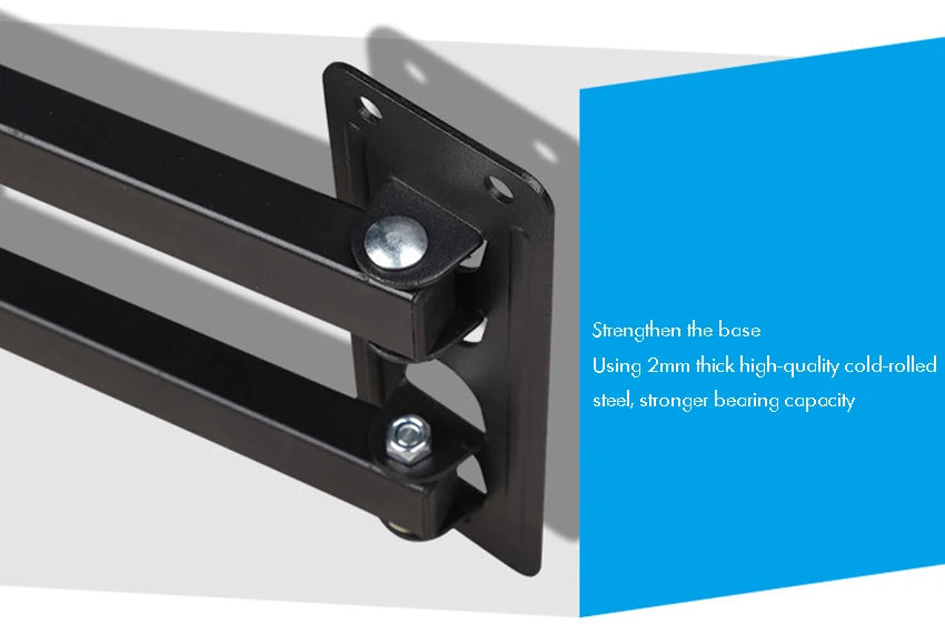 TV Wall Mount Swivel Tilt Rotation Full Motion Adjustable Articulating for Most 17-43 inch LED, LCD Monitor Wall Mount