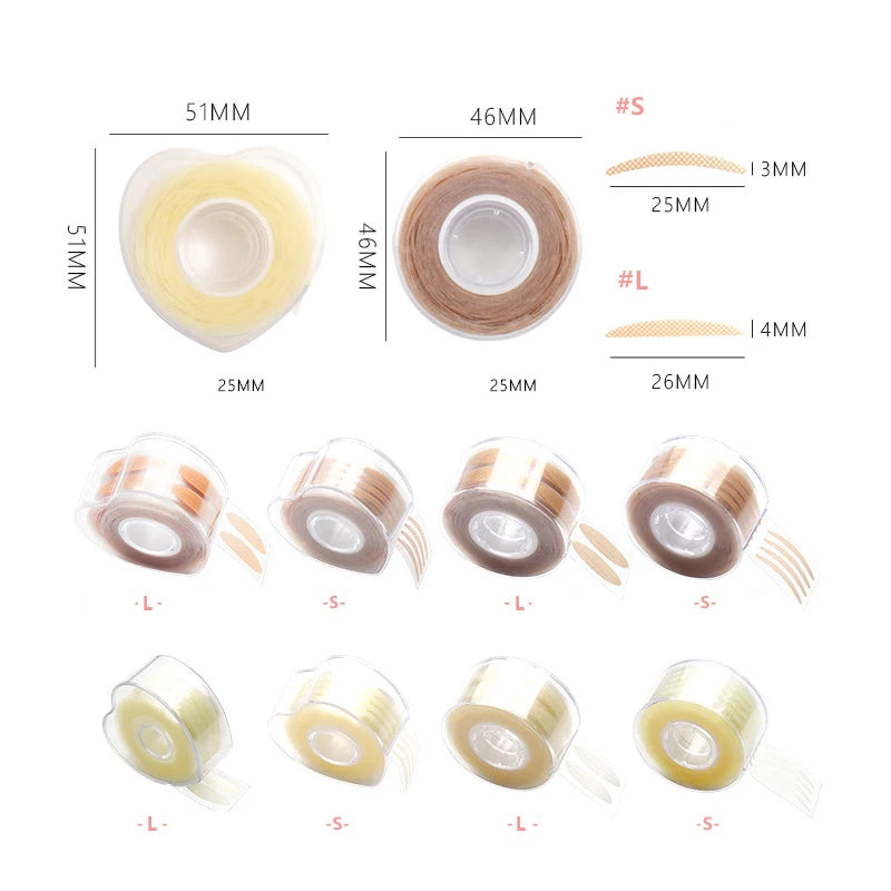 Cheap 600Pcs/box Invisible Eyelid Sticker Lace Eye Lift Strips Double Eyelid Tape Adhesive Stickers Eye Tape Tools L/S Style