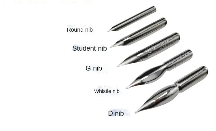 Japanese craftsman nikko TACHIKAWA comic nib G/D/round/student/whistle nib Painting, stationery, student supplies