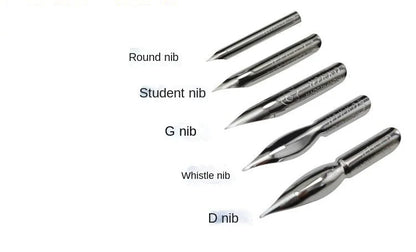 Japanese craftsman nikko TACHIKAWA comic nib G/D/round/student/whistle nib Painting, stationery, student supplies