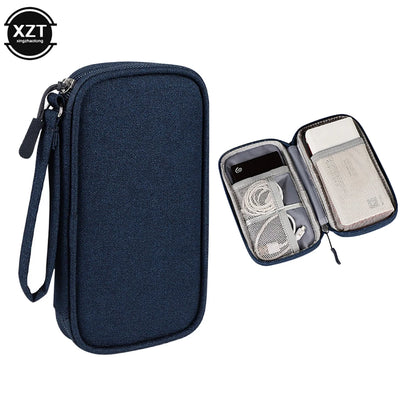 Portable 20000mAh Power Bank Bag External Battery Carrying Pouch for Charger, USB Cable, Hard Drive, Earphones