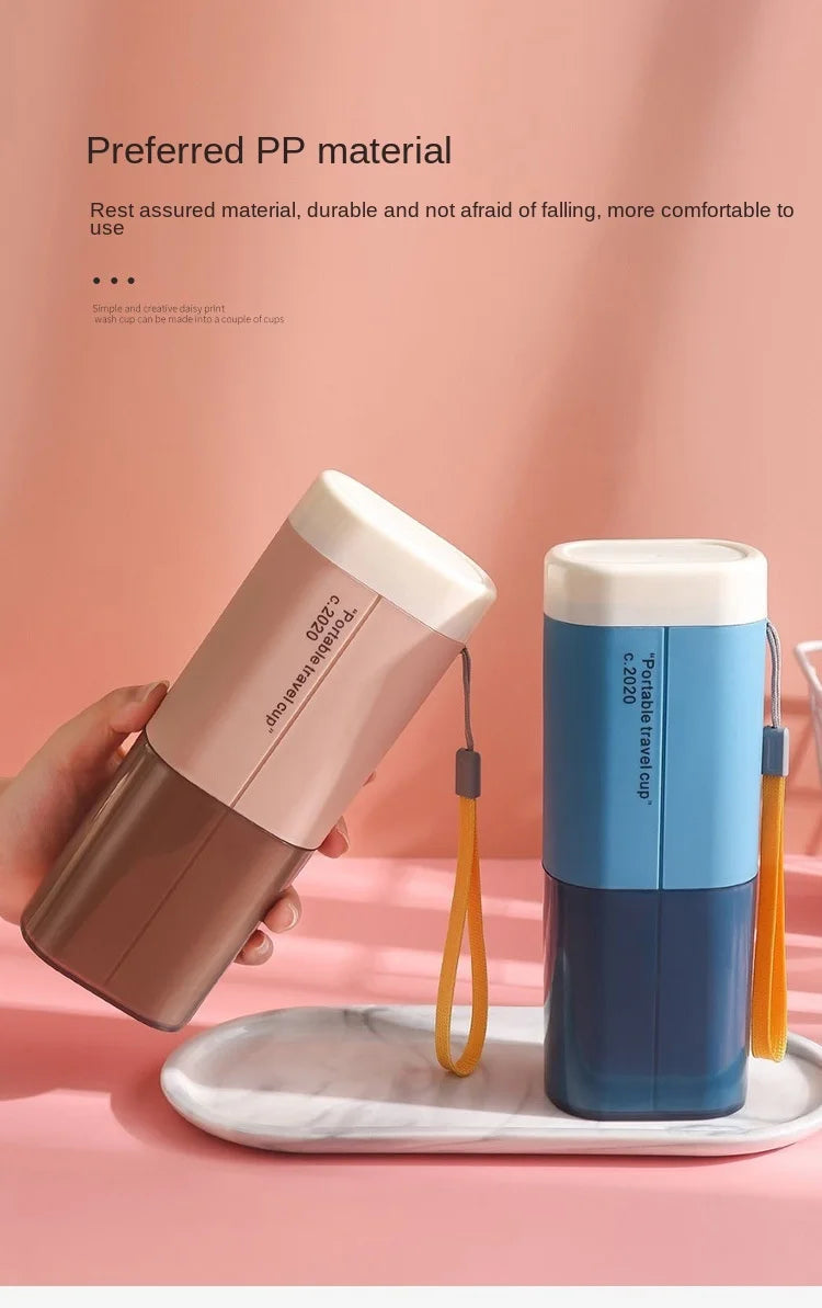 Travel Portable Toothbrush Toothpaste Holder Storage Case Box Organizer Household Storage Cup Outdoor Holder Bathroom Accessorie