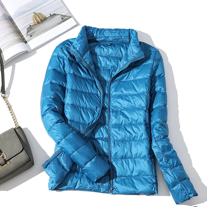 Winter Women Down coats Duck Down Jacket Women Ultra Light Down Jacket Feather Jacket Women's Overcoat Windbreaker Coats