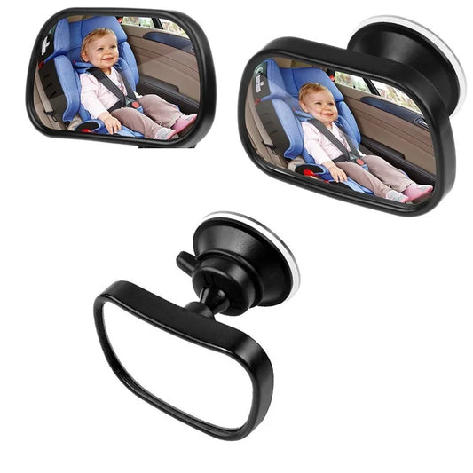 2 in 1 Mini Safety Car Back Seat Baby View Mirror Adjustable Baby Rear Convex Mirror Car Baby Kids Monitor Car-styling