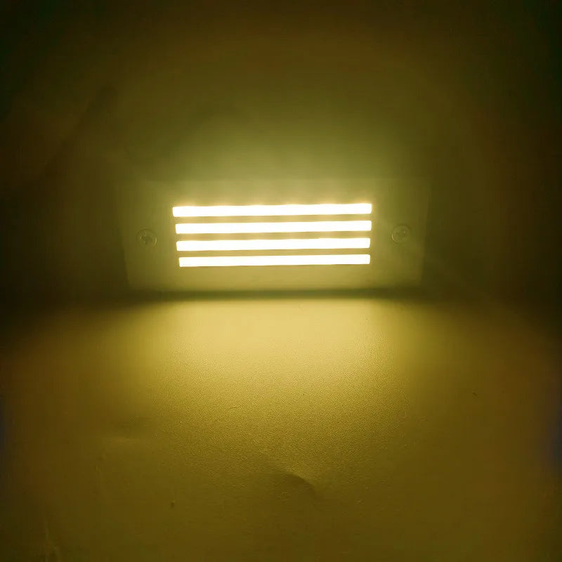 LED Deck Step Light 15Leds Underground Lamp Recessed Stair Paitio ground Spot Light Floor Garden Landscape Wall Outdoor Lighting