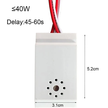 Smart Switch PIR Detector Sound Voice Sensor Lamp Photocell On Off Light Controller Photoswitch 110/220v Infrared Automation