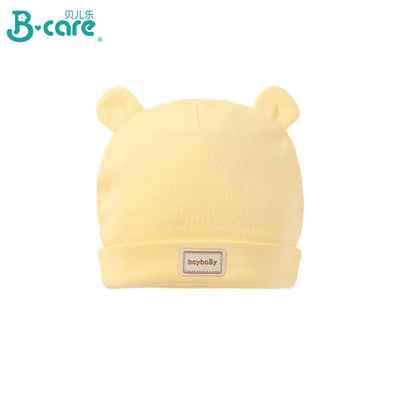 Baby Hat for Newborn Solid Color Cap Kids Bunny Hats Children Soft Cotton Breathable Sweat-Absorbent Boys Girls Baby Stuff