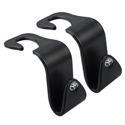 Universal Car Seat Back Hook Phone Holder PP Car Accessories Interior Portable Storage Hook for Car Bag Purse Cloth Hanger Drop