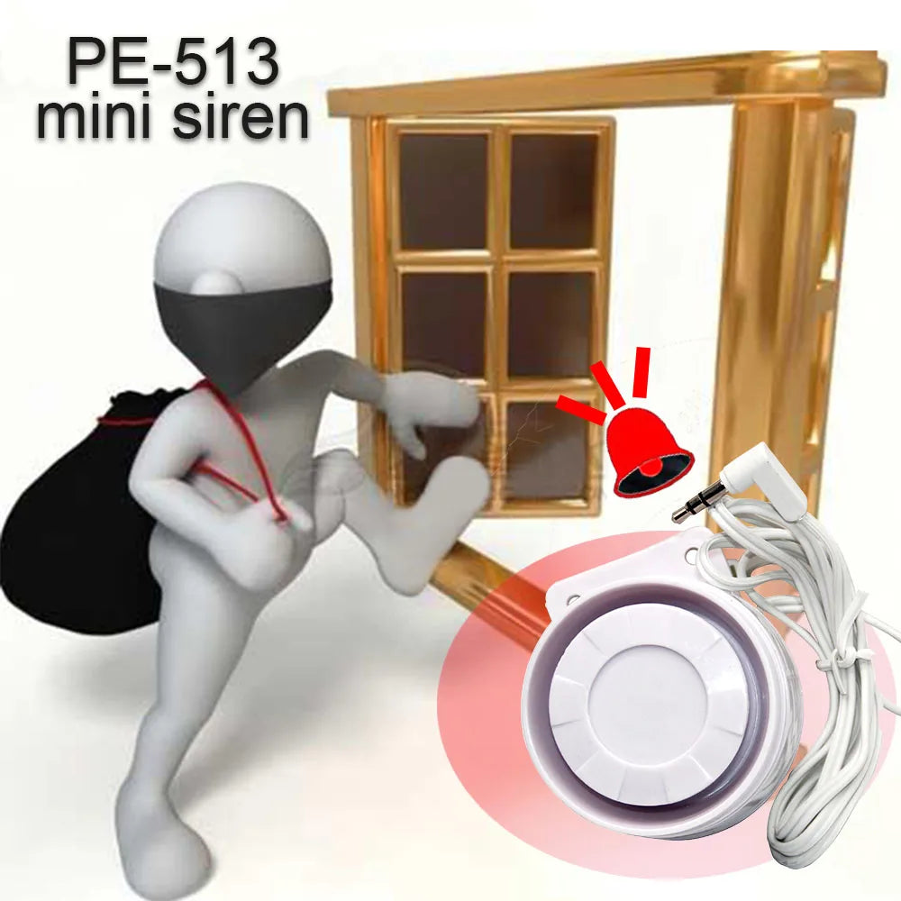 Wireless Home Alarm System Tuya Smart Home WIFI 2G GSM Security Alarms For Home With Motion Sensor With Alexa & Google Home