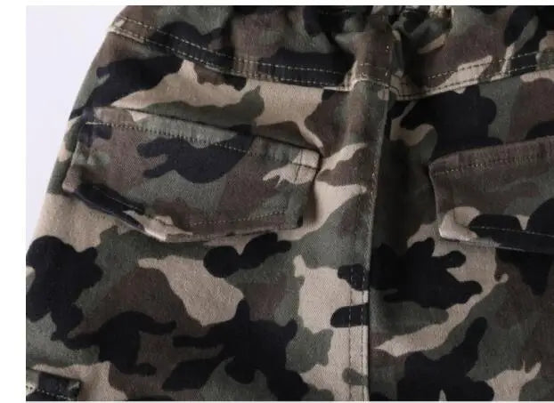 2022 Boys Camouflage Joggers Casual Cargo Pants for Boys Kids Cotton Trousers Clothes Teenage Boys Joggers Clothing 3-14 Years