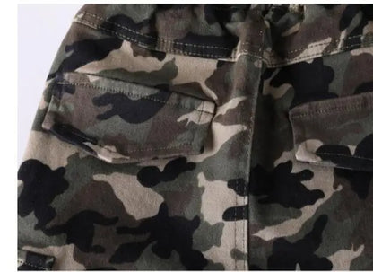 2022 Boys Camouflage Joggers Casual Cargo Pants for Boys Kids Cotton Trousers Clothes Teenage Boys Joggers Clothing 3-14 Years