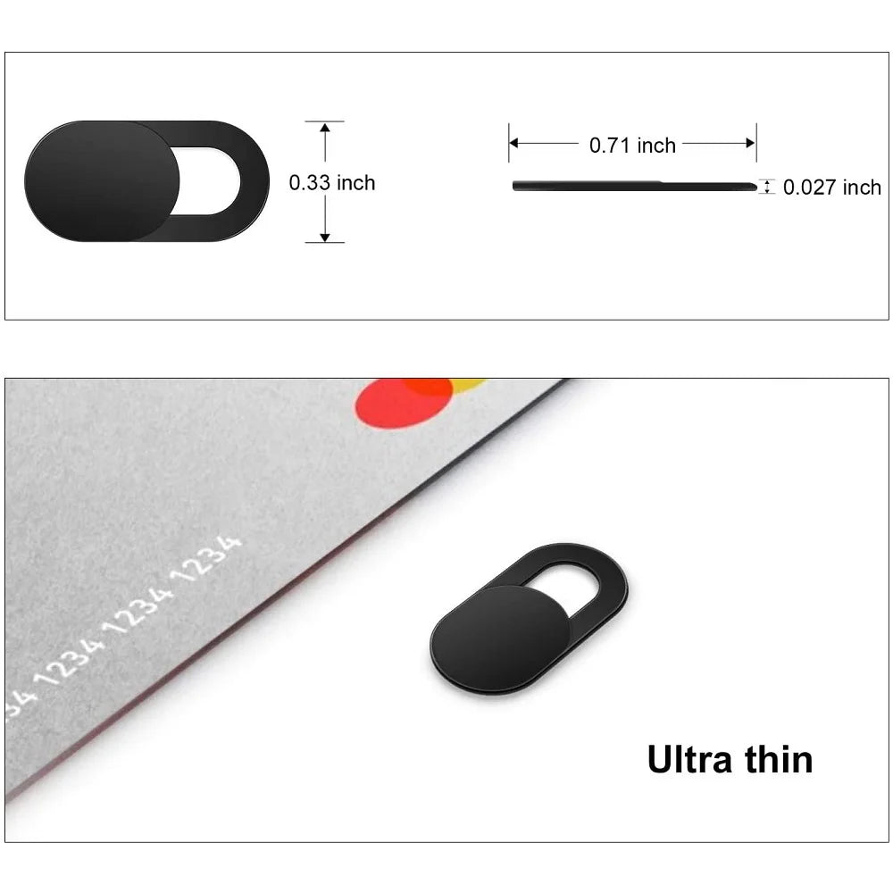 Untoom WebCam Cover Shutter Universal Camera Cover for iPad Pro iPhone Web Laptop PC Tablet Mobile Phone Lenses Privacy Sticker