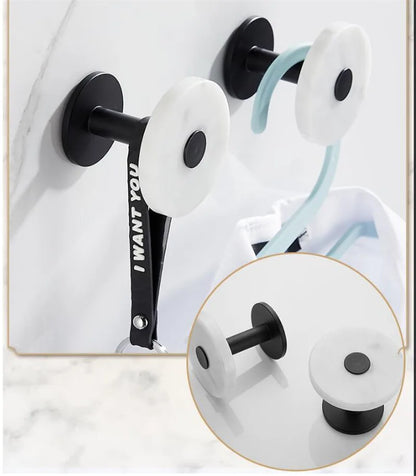 Bathroom Accessories Set Black Bathroom Shelf,Towel Rack,Towel Hanger Paper holder,Toilet Brush Holder Marble & Brass