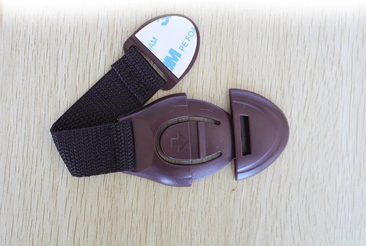 Baby Safety Cabinet Lock Baby Safety Protection Drawer Webbing Safety Lock Baby Anti-pinch Hand Cloth With Child Safety Hook