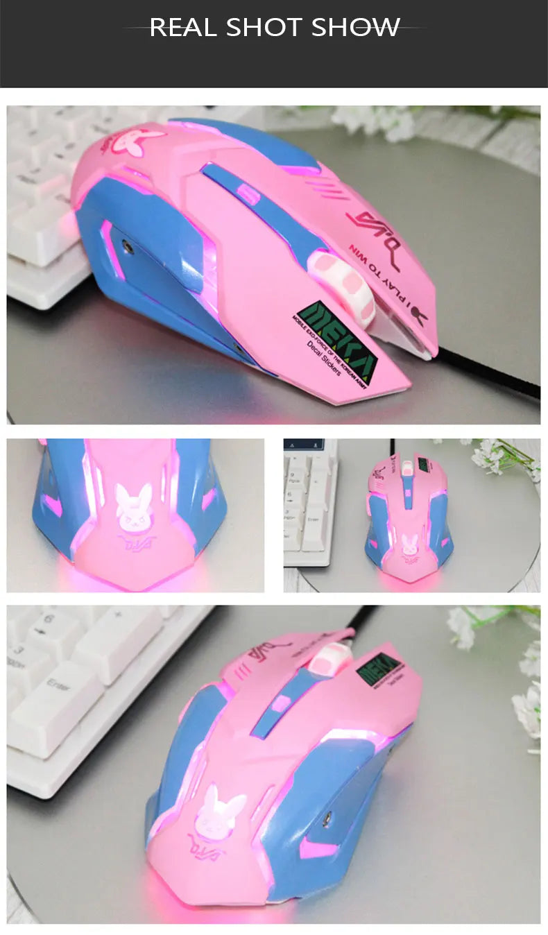 New 2022 Silent Wired Computer Mouse LED Backlight Ergonomic PC Notebook Computer Mouse Variety Optional Computer Accessories