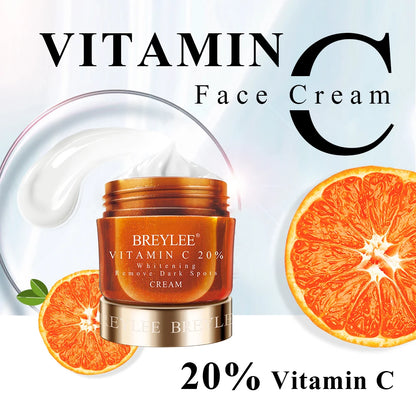 BREYLEE Vitamin C Facial Cream 20% VC   2Pcs