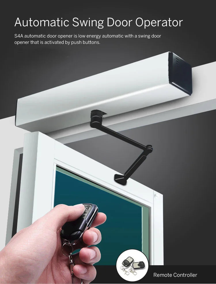 Automatic Closer Door Smart Electric Glass Door Wooden Door Swing Door  Operator Automatic Door Open Closed System