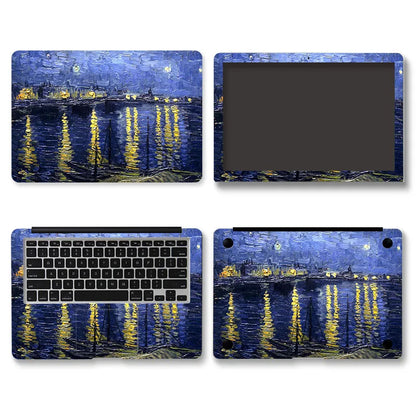 DIY Laptop Film Left and Right Brain Cover Laptop Sticker Laptop Skin 12/13/14/15/17-inch Art Decal Laptop Decoration