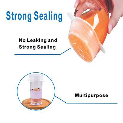 Universal Reusable Silicone Stretch Lids Food Wrap Silicone Cover for Cookware Bowl Pan Cooking Kitchen Accessories