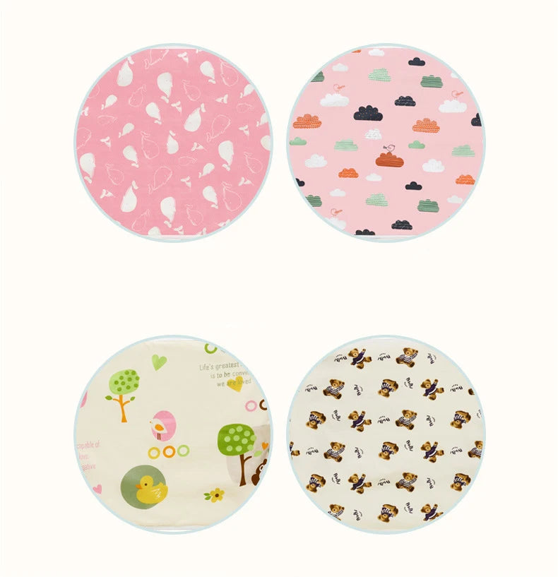 Waterproof Reusable Newborn Baby Diaper Changing Mats Cover Baby Diaper Mattress For Cotton Cloth Nappy Changer Pats Table Pad