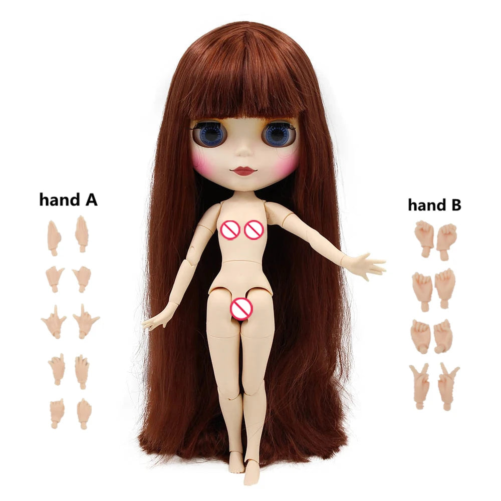 ICY DBS Blyth Doll 1/6 joint body fashion doll girl Gift Special Offer on sale with hand set A&B