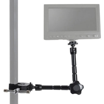 Tablet Stand Adjustable Friction Articulating Magic Arm Clamp With 1/4" Thread Adapter for Tablet Phones 4-11 inches iPad Holder