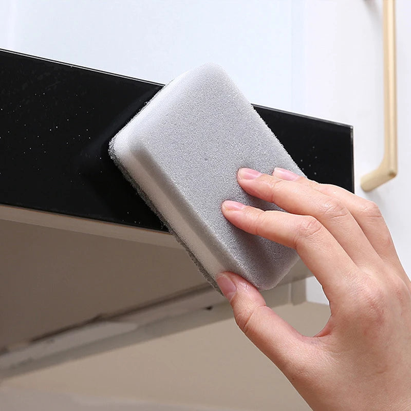 20/30pcs Dishwashing Sponge Kitchen Nano Emery Magic Clean Rub Pot Rust Focal Stains Sponge Removing Kit Cleaning Brush Sponges