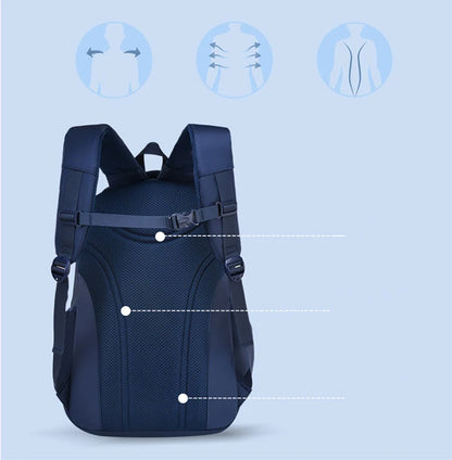 Primary School Backpacks Waterproof Children School Bags For Boys kids Travel Backpack  Orthopedic School bag Mochila Infantil