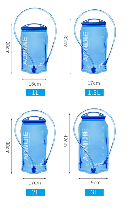 AONIJIE Soft Flask Water Bottle Folding Collapsible Water Bags TPU Free For Running Hydration Pack Waist Bags SD09/10 250/500ml