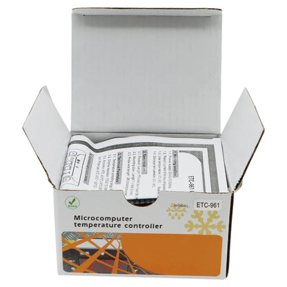 ETC-961 Mini Temperature Controller 220v Microcomputer Thermostats Digital Thermostat Refrigeration Alarm Wtih NTC Sensor