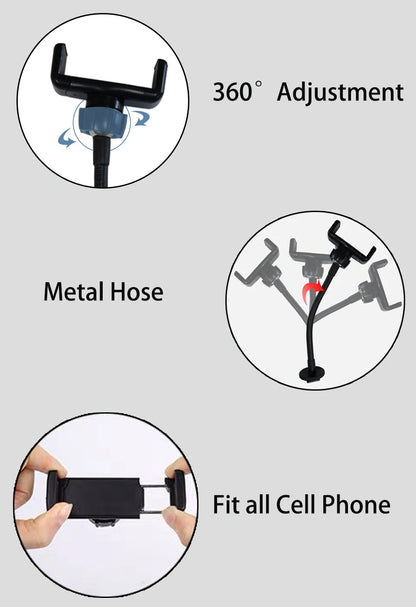 Selfie Ring Light with Tripod Stand Light Rim for Mobile Circular Lamp Light for Video Shooting Studio Photo Light Ringh Rong