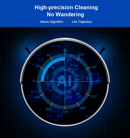 Robot Vacuum Cleaner LIECTROUX/LILIN C30B ,Map Navigation with Memory,Wifi APP Control,6000pa Suction,Smart Electric Water Tank