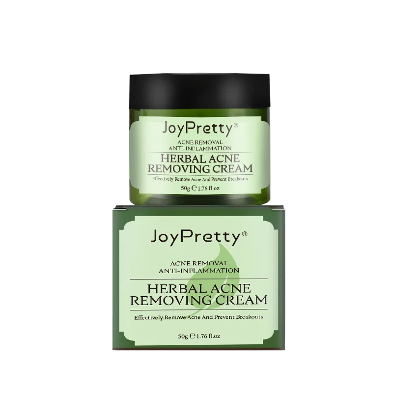 JoyPretty Herbal Acne Face Cream Body Pimple Treatment Oil Control Moisturizing Facial Creams Skin Care Products Beauty