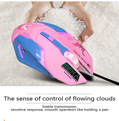 New 2022 Silent Wired Computer Mouse LED Backlight Ergonomic PC Notebook Computer Mouse Variety Optional Computer Accessories