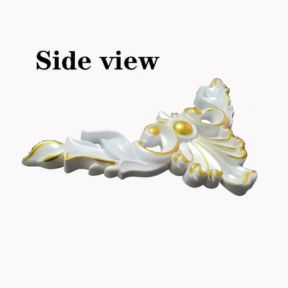 European corner carving ceiling ceiling corridor back wall decorative decals lamp pool accessories non-wood carving