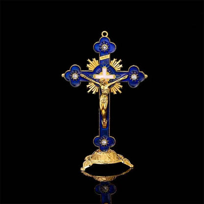 Big cross crucifix station christ catholic jesus statue large religious prayer church decoration car church decoration