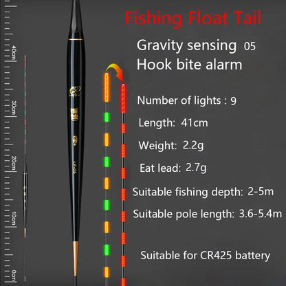 New Electronic Light Color Change Indicator Electronic Floats Buoy Electronic Float tail Bite Alarm Smart Float Top