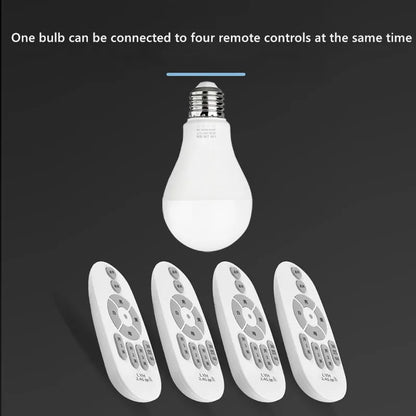Smart LED Bulb E27 6W 9W 12W RF 2.4G Wireless Remote Control Night Light Timing Turn off Warm Cold Light Dimmable Led Lamp Bulb