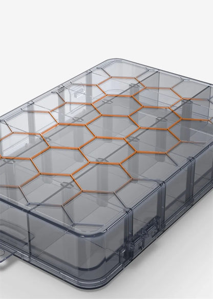 Organizer 9-24 Grids Adjustable Storage Container  Compartment Plastic Storage Box Component Screw Holder Case Display Container
