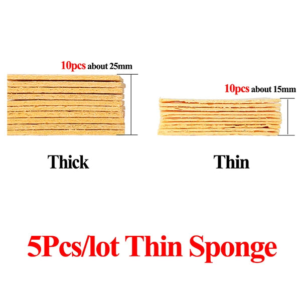 Soldering Iron Yellow Sponge Solder Tip Cleaning Sponges Cleaner Pads Soldering Accessories BGA Rework Tools
