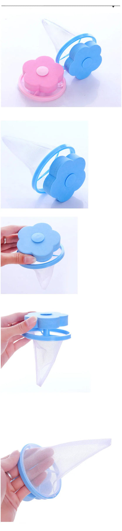 Washing Machine Hair Lint Filter Floating Pet Fur Lint Hair Removal Catcher Reusable Mesh Dirty Collection Pouch Cleaning Balls