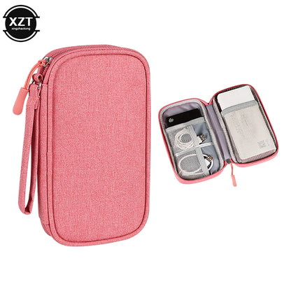Portable 20000mAh Power Bank Bag External Battery Carrying Pouch for Charger, USB Cable, Hard Drive, Earphones