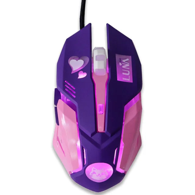 New 2022 Silent Wired Computer Mouse LED Backlight Ergonomic PC Notebook Computer Mouse Variety Optional Computer Accessories