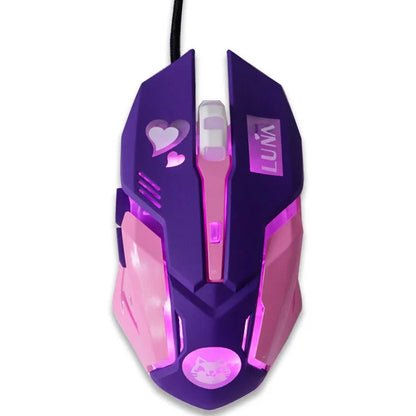 New 2022 Silent Wired Computer Mouse LED Backlight Ergonomic PC Notebook Computer Mouse Variety Optional Computer Accessories