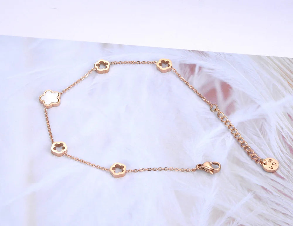 Trendy Stainless Steel White Shell Plum Flower Bohemia Party Earrings For Women Original Design Jewelry kolczyki