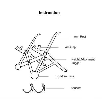 NEXSTAND K2 Laptop Stand Folding Portable Laptop Stand Viewing Angle Height Adjustable Bracket Laptop Accessories Notebook Stand
